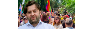 Алайба на марше ЛГБТ: Мы — маленькая страна, нельзя быть разобщенными