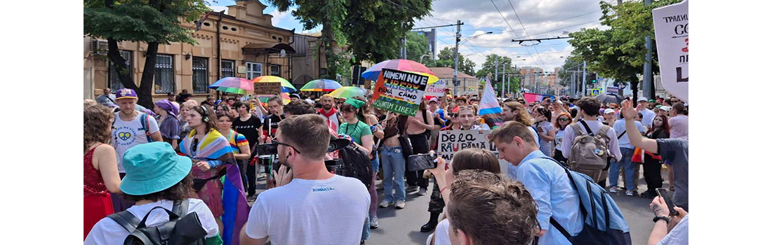 Cel mai mare Marș Pride din istoria R. Moldova a avut loc. Au participat peste 800 de persoane