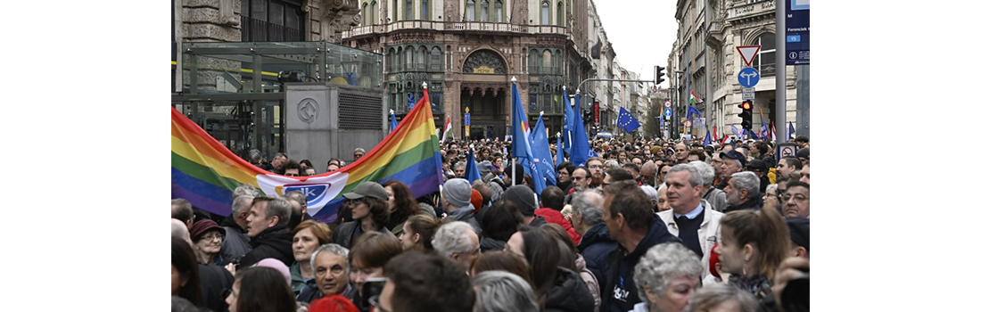 В Венгрии продолжаются протесты против закона о запрете ЛГБТ-прайдов